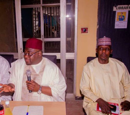 Hon. Waiya in red cap during the meeting 768x676